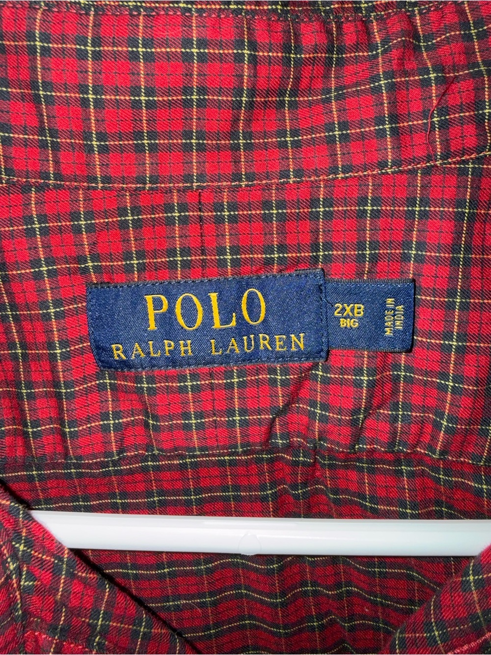 Polo by Ralph Lauren Red Tartan Plaid Button-Down Shirt